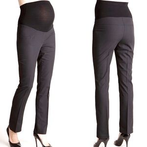 Seraphine black maternity dress trousers sz 6